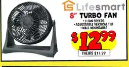 Ollie's Lifesmart 8 TURBO FAN offer
