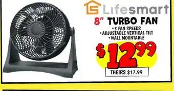 Ollie's Lifesmart 8 TURBO FAN offer