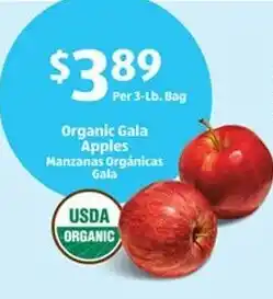Aldi Organic gala apples offer