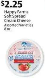 Aldi Happy farms soft spread cream cheese offer