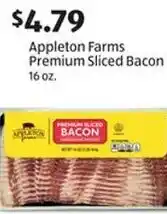 Aldi Appleton farms premium sliced bacon offer