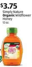 Aldi Simply nature organic wildflower honey offer