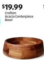 Aldi Crofton acacia centerpiece bowl offer
