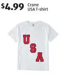 Aldi Crane USA T-shirt offer
