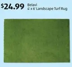 Aldi Belavi landscape turf rug offer