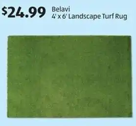 Aldi Belavi landscape turf rug offer