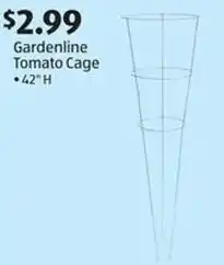 Aldi Gardenline tomato cage offer
