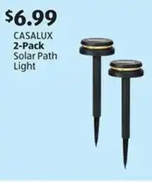 Aldi Casalux 2-pack solar path light offer
