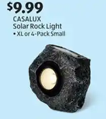 Aldi Casalux solar rock light offer