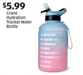 Aldi Crane hydration tracker water bottle offer