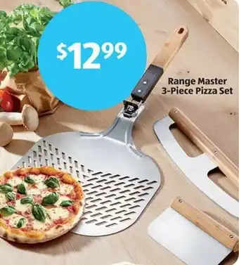 Aldi Range master 3-piece pizza set offer