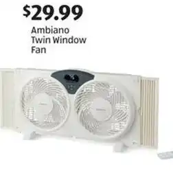 Aldi Ambiano twin window fan offer