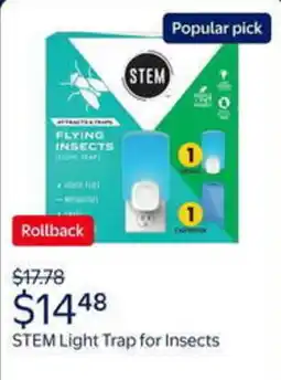 Walmart Stem light trap for insects offer