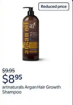 Walmart Artnaturals argan hair growth shampoo offer