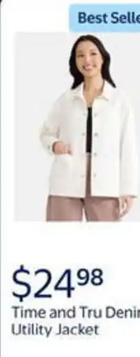 Walmart Time and tru deni utility jacket offer