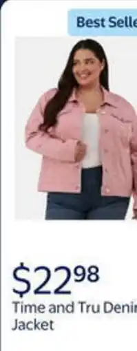 Walmart Time and tru deni jacket offer
