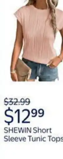 Walmart Shewin short sleeve tunic tops offer