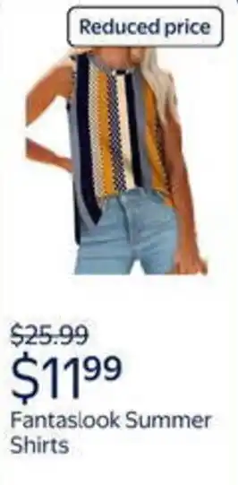 Walmart Fantaslook summer shirts offer