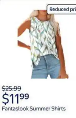 Walmart Fantaslook summer shirts offer