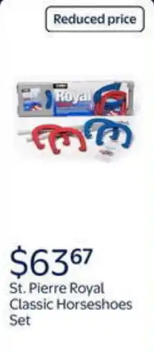 Walmart St. Pierre royal classic horseshoes set offer