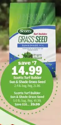 Meijer Scotts Turf Builder Sun & Shade Grass Seed offer