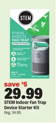 Meijer STEM Indoor Fan Trap Device Starter Kit offer