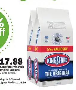 Meijer Kingsford Twin Pack Original Briquets offer