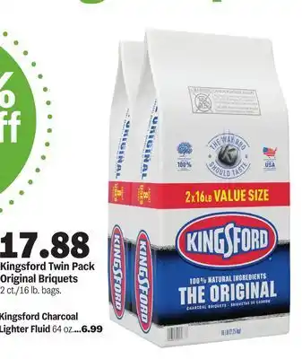 Meijer Kingsford Twin Pack Original Briquets offer