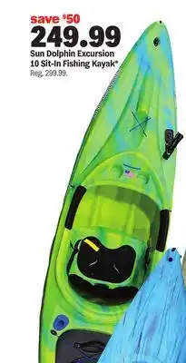 Meijer Sun Dolphin Excursion 10 Sit-In Fishing Kayak offer