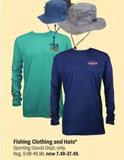 Meijer Fishing Clothing and Hats offer