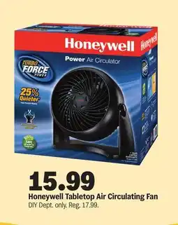 Meijer Honeywell Tabletop Air Circulating Fan offer