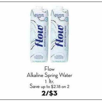 Bristol Farms Flow Alkaline Spring Water offer
