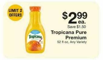 Fairway Store Market Tropicana Pure Premium offer