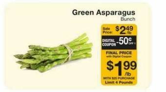 Fairway Store Market Green Asparagus offer