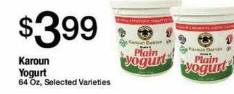 Jons International Karoun Yogurt offer