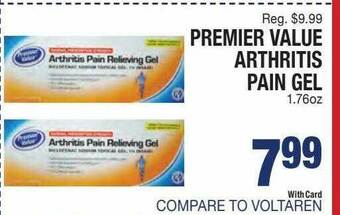 Kinney Drugs Premier Value Arthritis Pain Gel offer