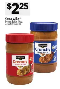 Dollar General Clover Valley Peanut Butter offer