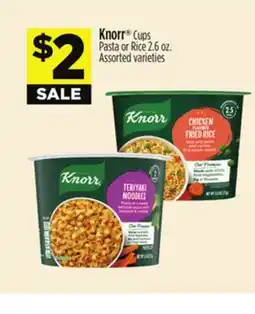 Dollar General Knorr Cups Pasta or Rice offer