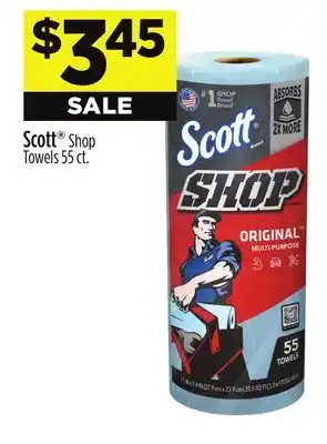 Dollar General Scott Shop Towels offer