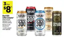 Dollar General Black Rifle coffee Company Ready to Drink Espresso offer