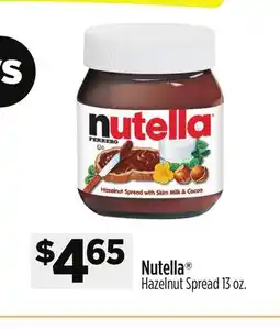 Dollar General Nutella Hazelnut Spread offer