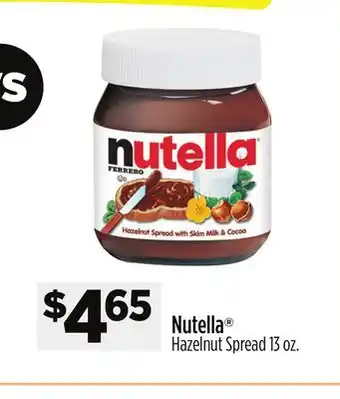 Dollar General Nutella Hazelnut Spread offer