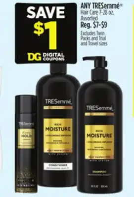 Dollar General ANY TRESemmé Hair Care offer