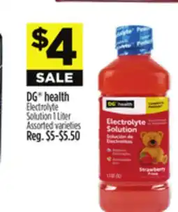 Dollar General DG health Electrolyte Solution offer