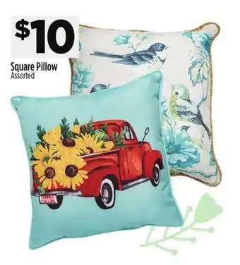 Dollar General Square Pillow offer
