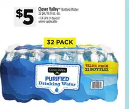 Dollar General Clover Valley Bottled Water offer