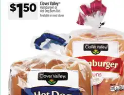 Dollar General Clover Valley Hamburger or Hot Dog Buns offer
