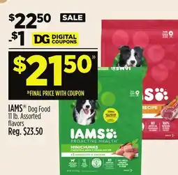 Dollar General IAMS Dog Food offer