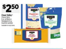 Dollar General Clover Valley Cheese Slices offer