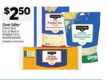 Dollar General Clover Valley Cheese Slices offer